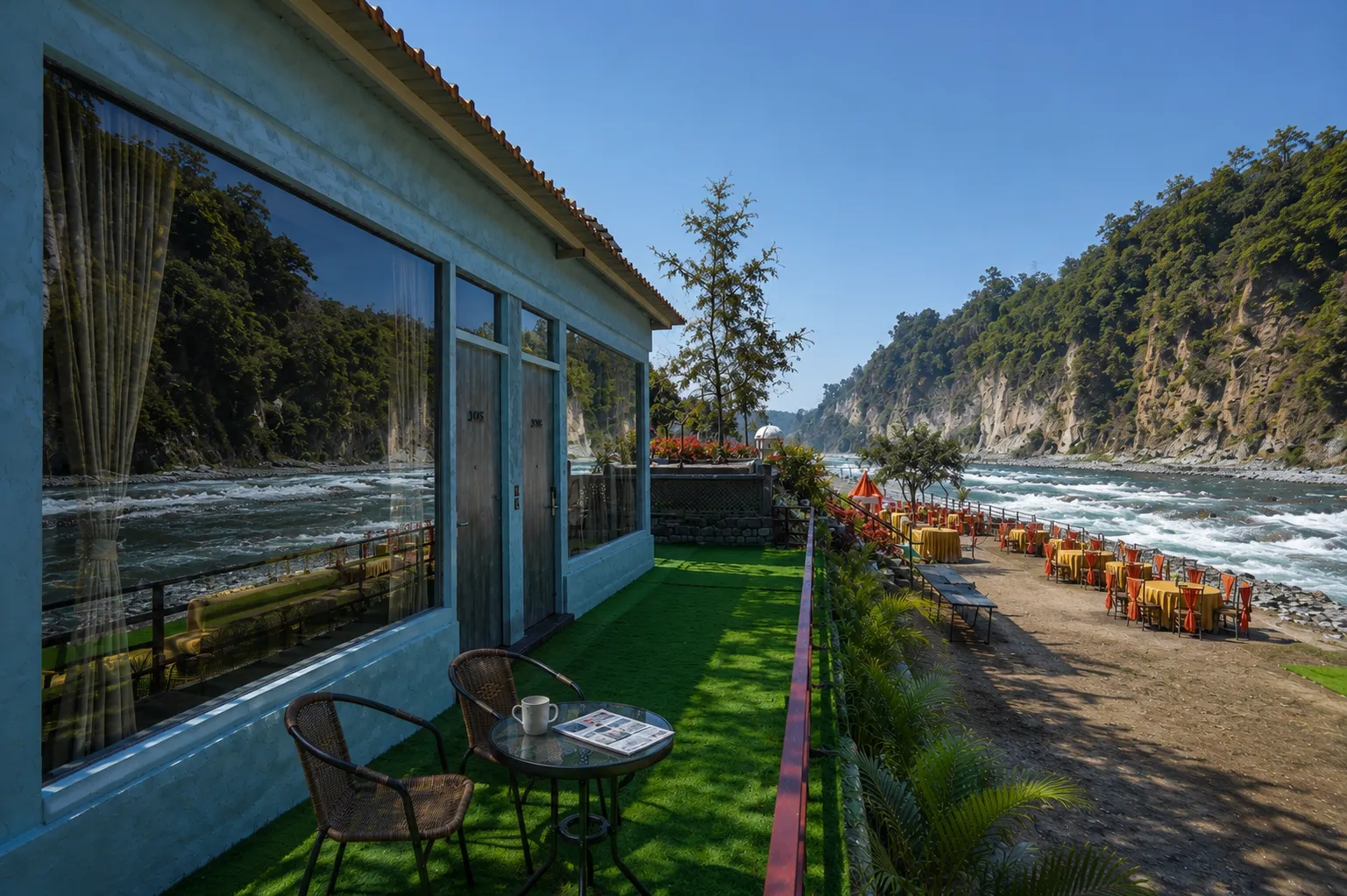 Mango Tree River Retreat Cottage - Bel-La Monde Riverside Jim Corbett
